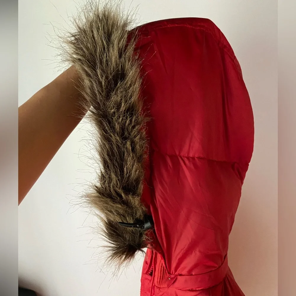 Polo Ralph Lauren Red Puffer Down Jacket ( size S ) - Picture 3 of 11